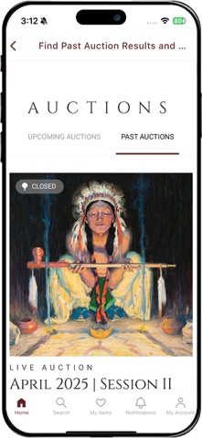 SAA Mobile Bidding screenshot