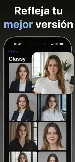 Captura de pantalla de RealFake Photos - AI Headshots en iPhone 2
