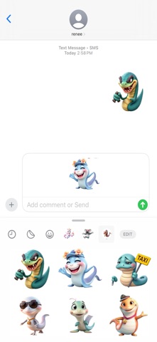 出租车鳗鱼贴纸 screenshot