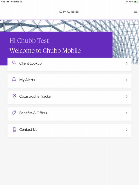 App screenshot