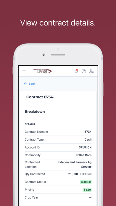 Independent Farmers Ag Service Screenshot
