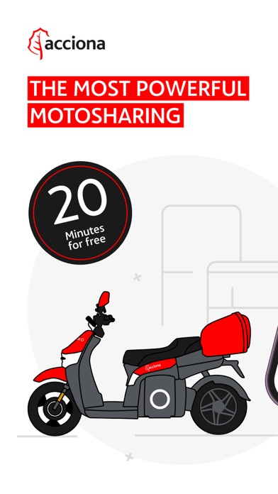 ACCIONA motosharing movilidad Screenshot