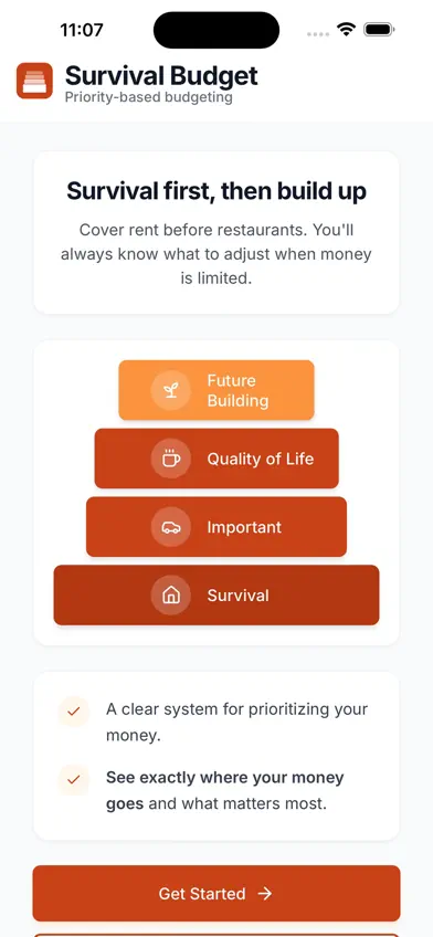 Survival Budget screenshot 1