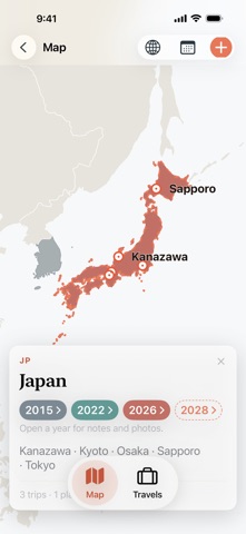 Traveled screenshot 3
