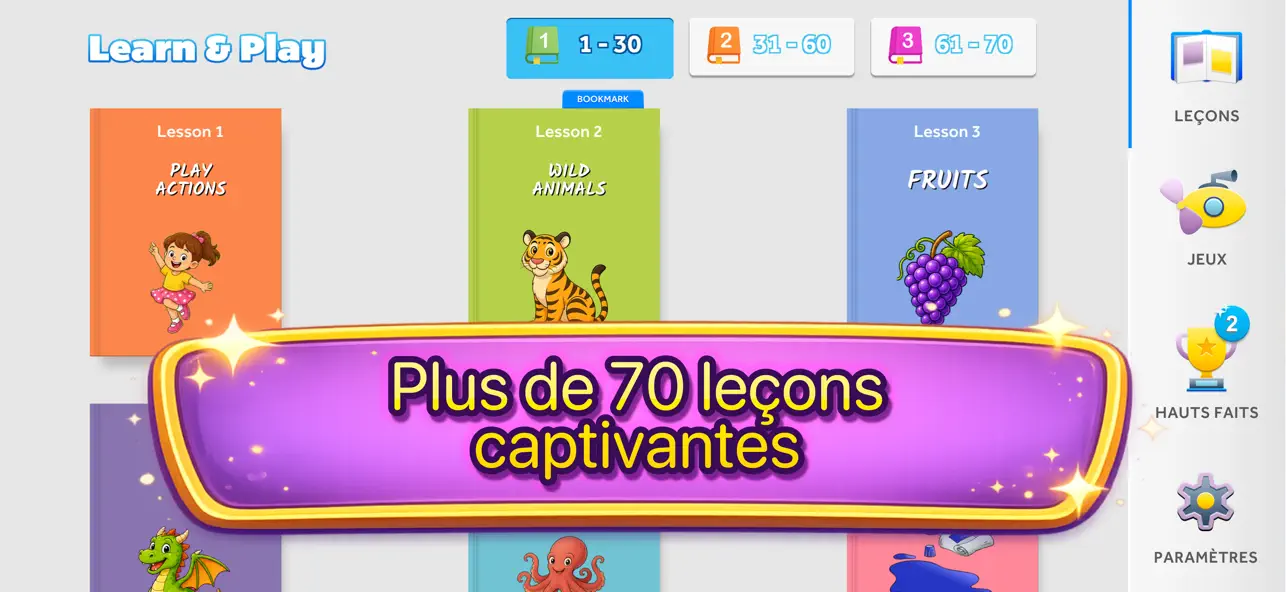 Screenshot #1 pour Anglais pour les enfants PMG