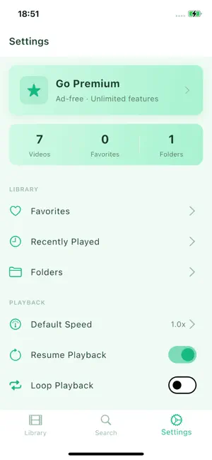 FlarePlayer - Video Player iPhone screenshot 3