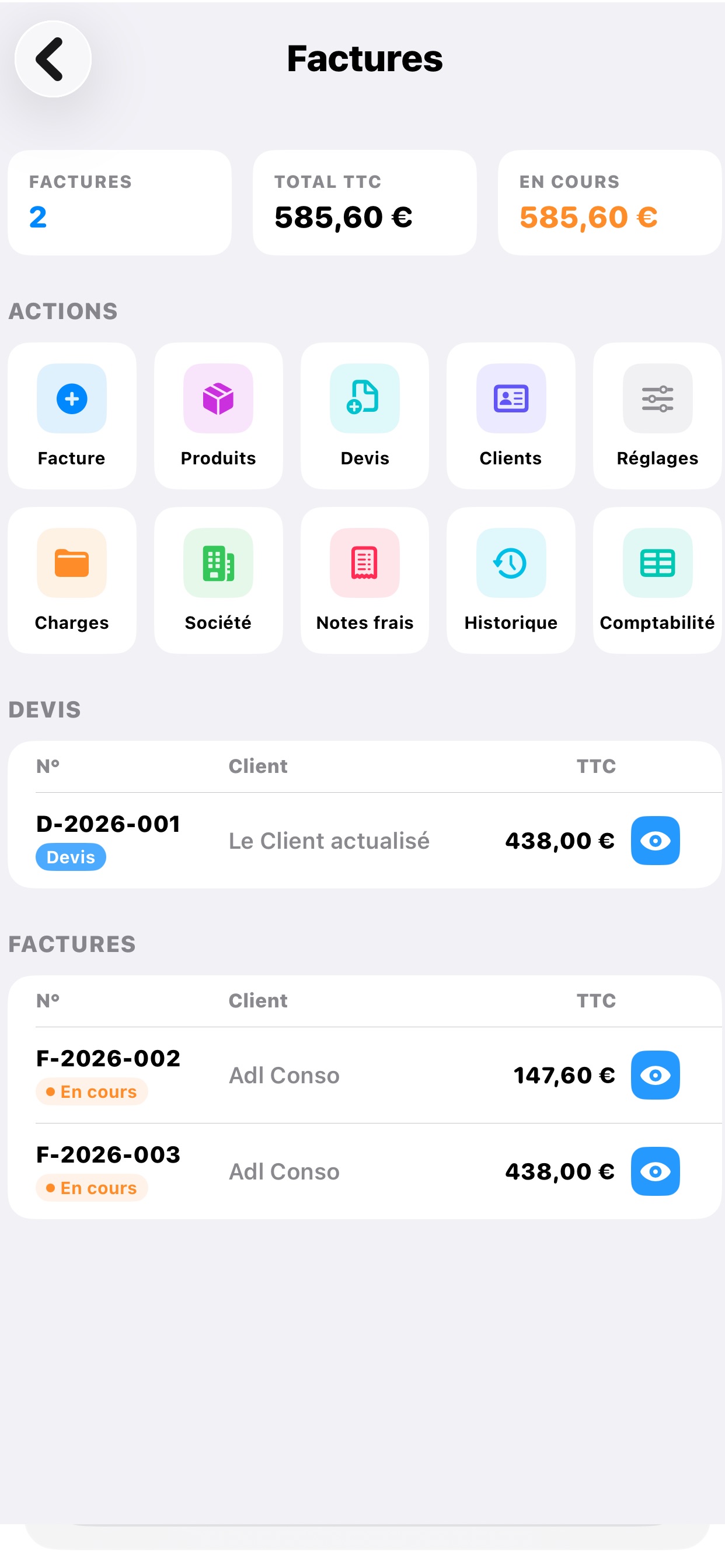 Screenshot 2 of Invoxa