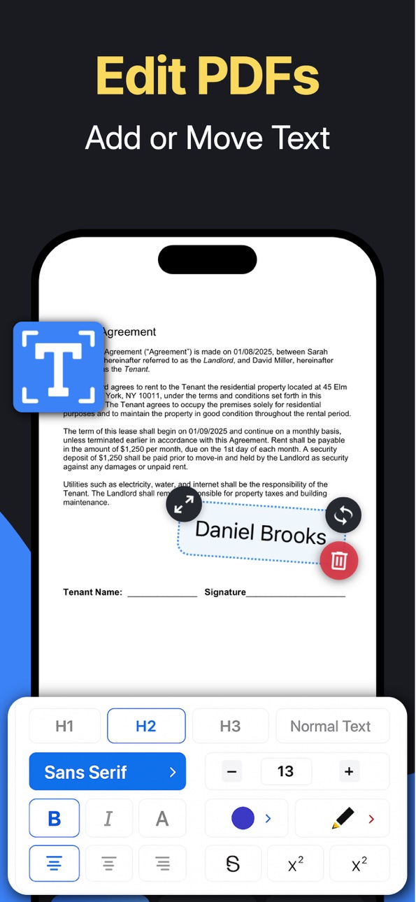 iPhone screenshot
