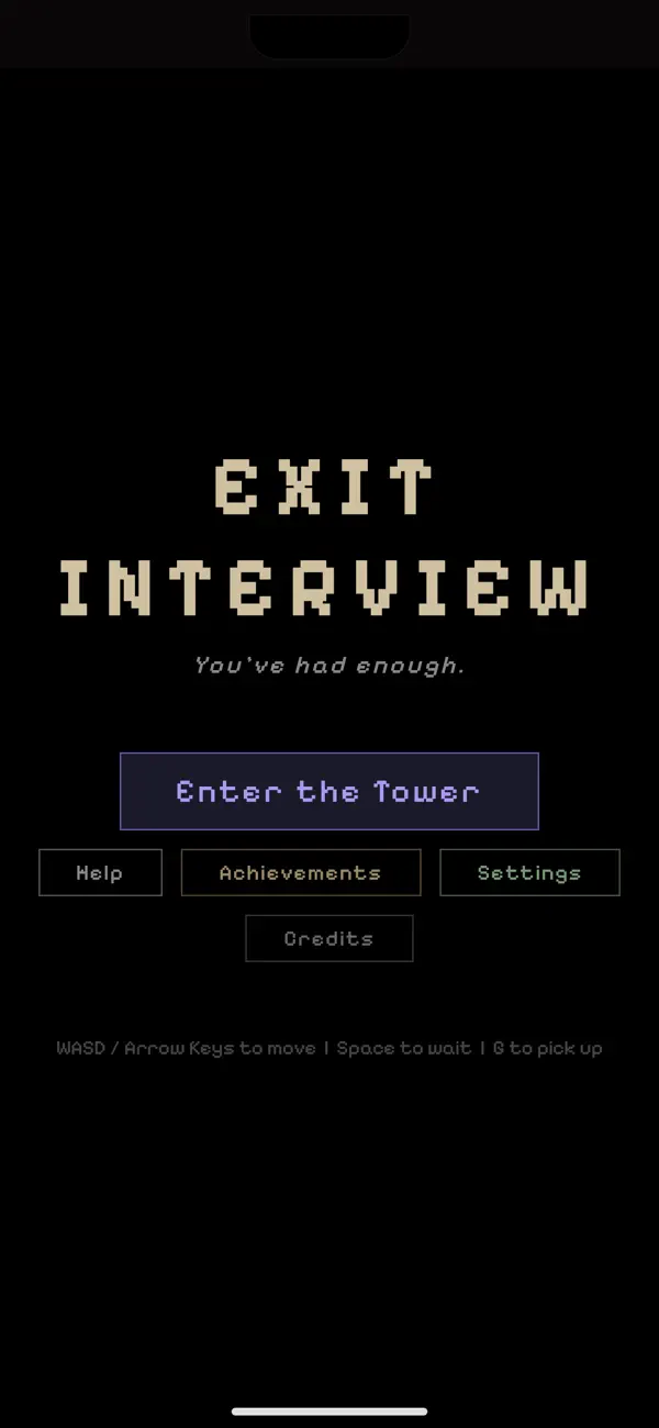 Screenshot #1 pour Exit Interview: Roguelike RPG