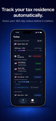 GeoLedger: Tax Residency screenshot