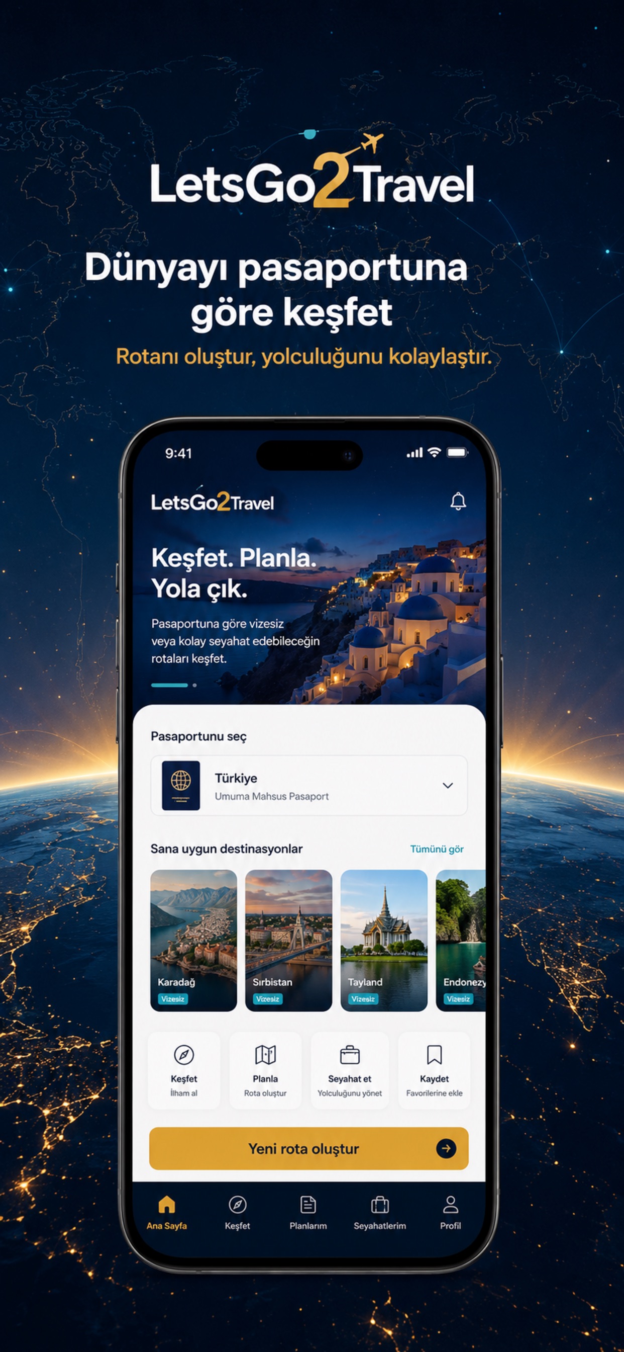 Screenshot 1 of LetsGo2Travel