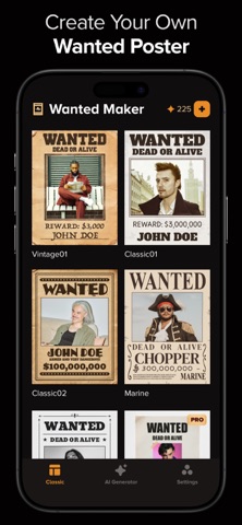 Wanted Poster Maker iPhone screenshot