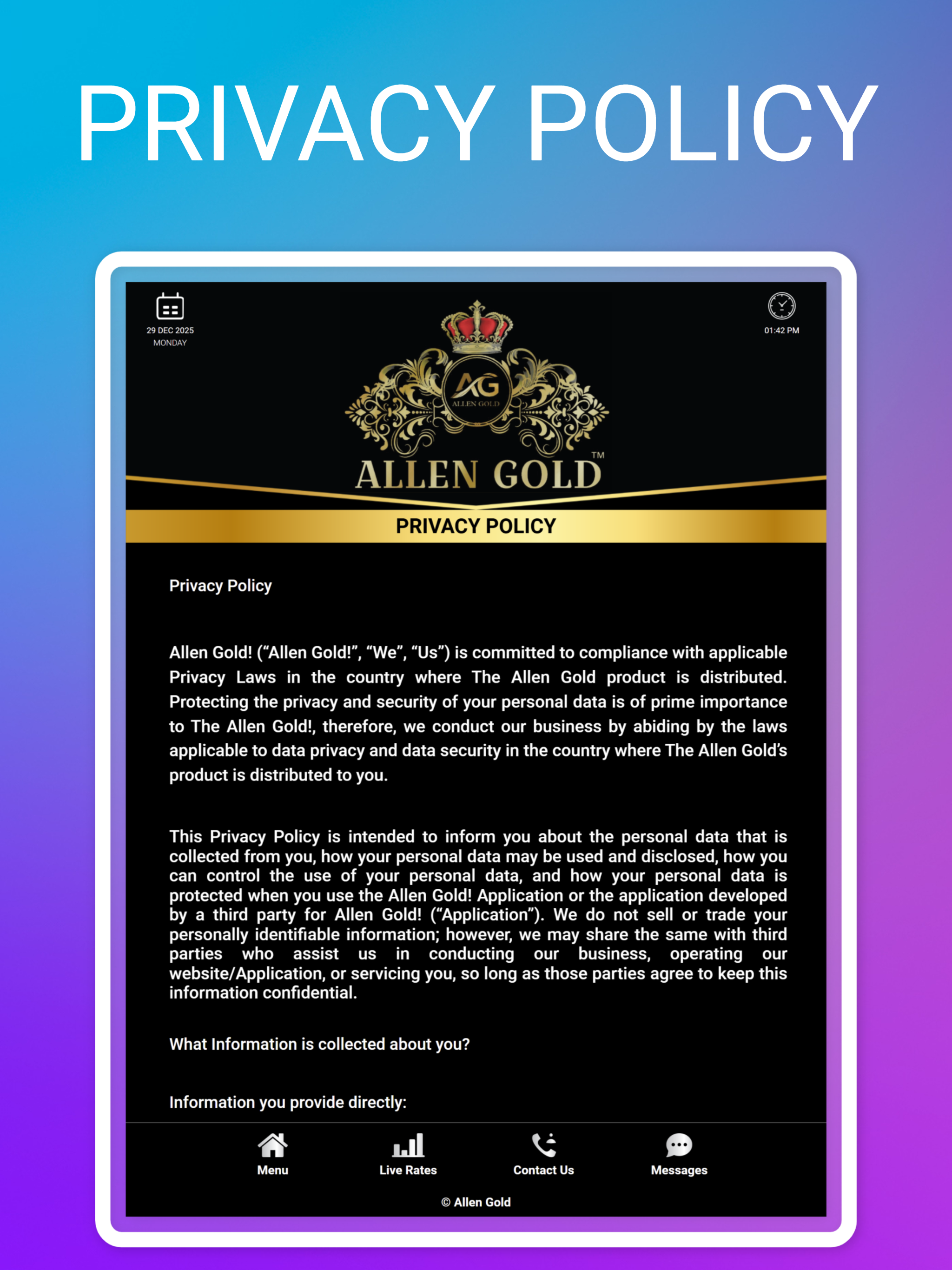 Allen Gold Live screenshot 14