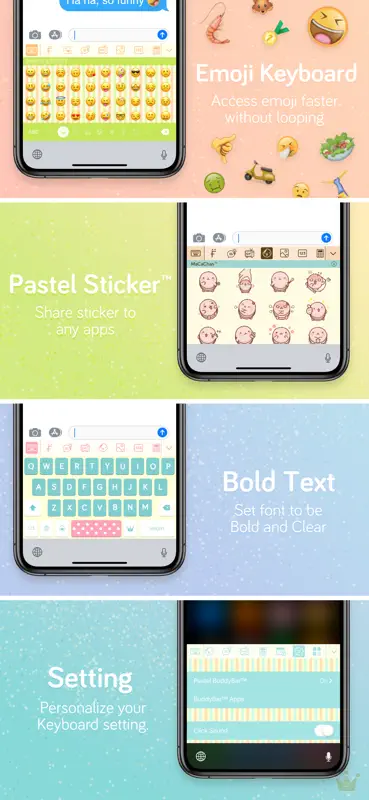 Pastel Keyboard Themes Color screenshot 9 of 9