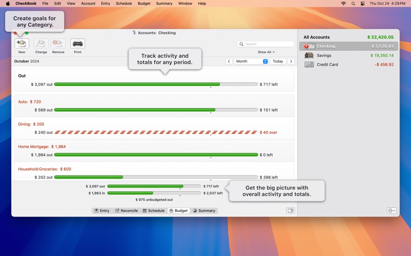 CheckBook 3 Screenshot
