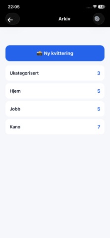 KVITTEK screenshot