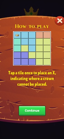 Queens Game - Logic Puzzle Screenshot 9 of 10