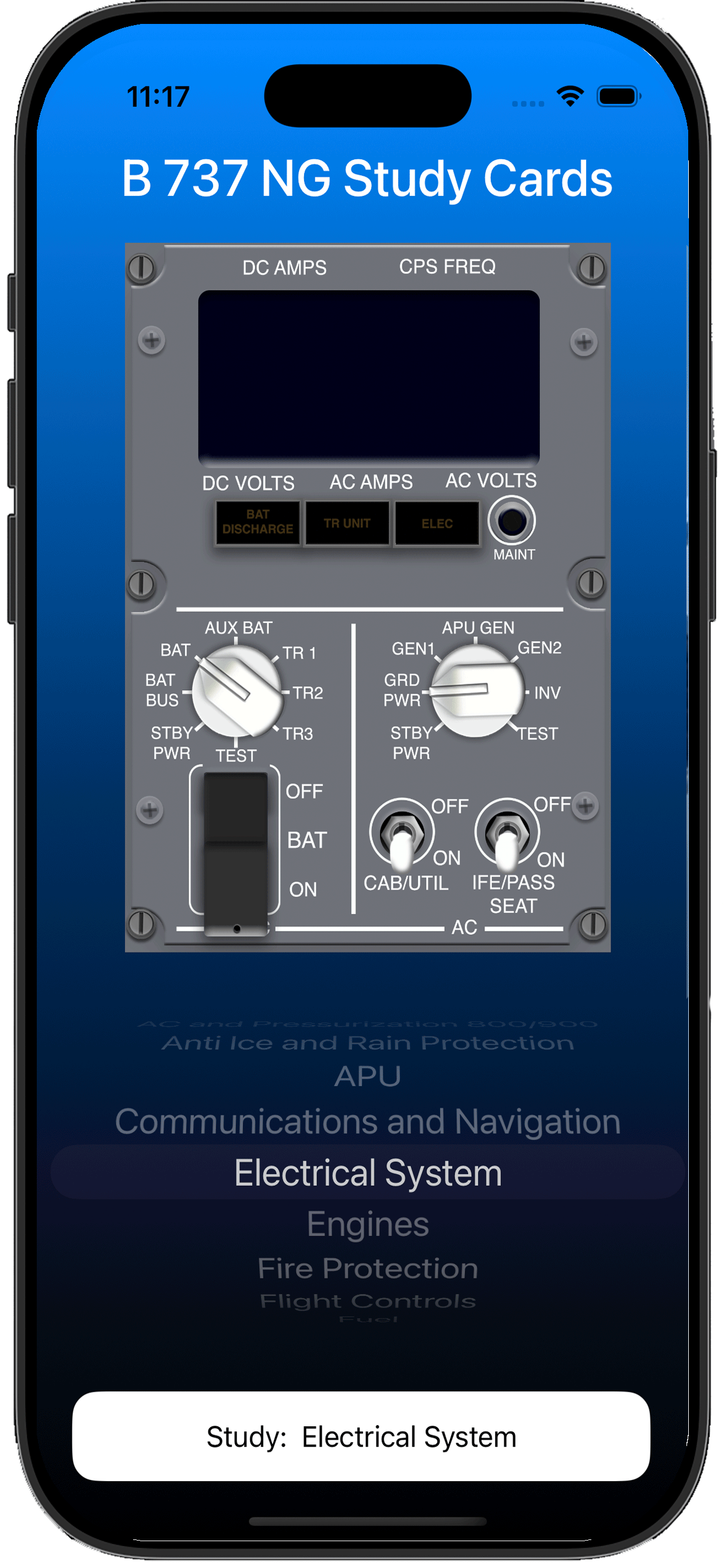 B 737 NG Study Cards screenshot 5