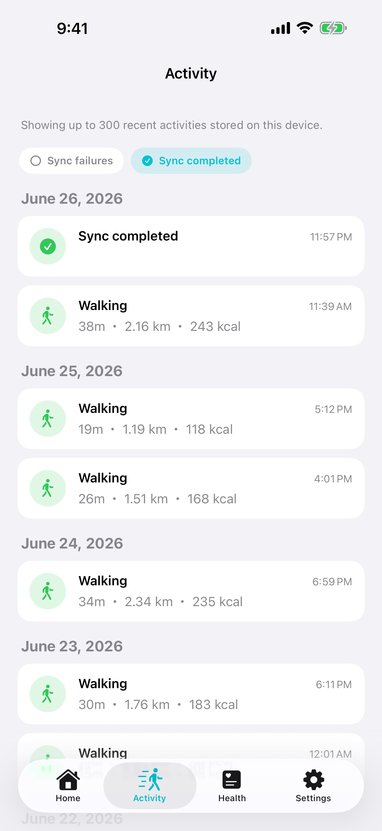 FitBridgeSync:Fitbit to health screenshot 4