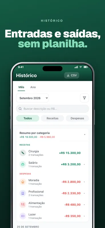 MedFIN: Financeiro Médico screenshot 5 of 10