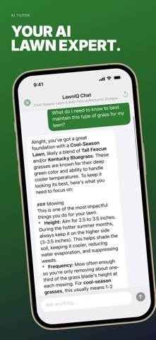 Grass Identifier AI: Lawn IQ iPhone screenshot