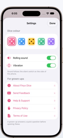 Finyx Dice – Kids Dice Roller screenshot 4