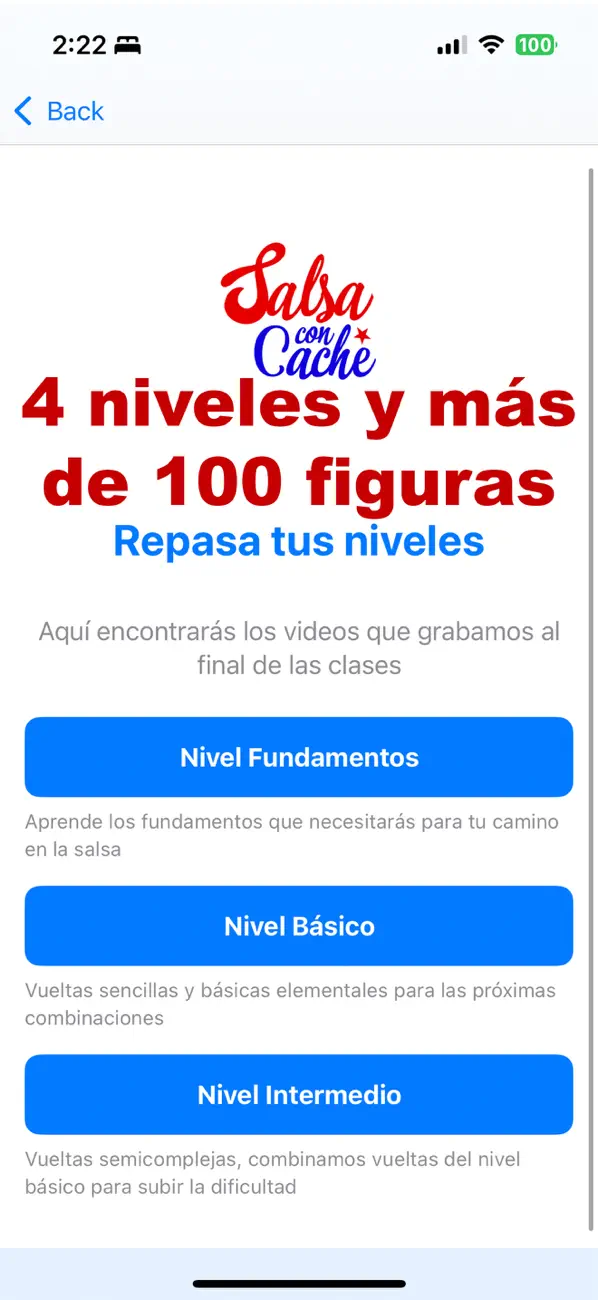 Screenshot #3 pour Salsa con Caché