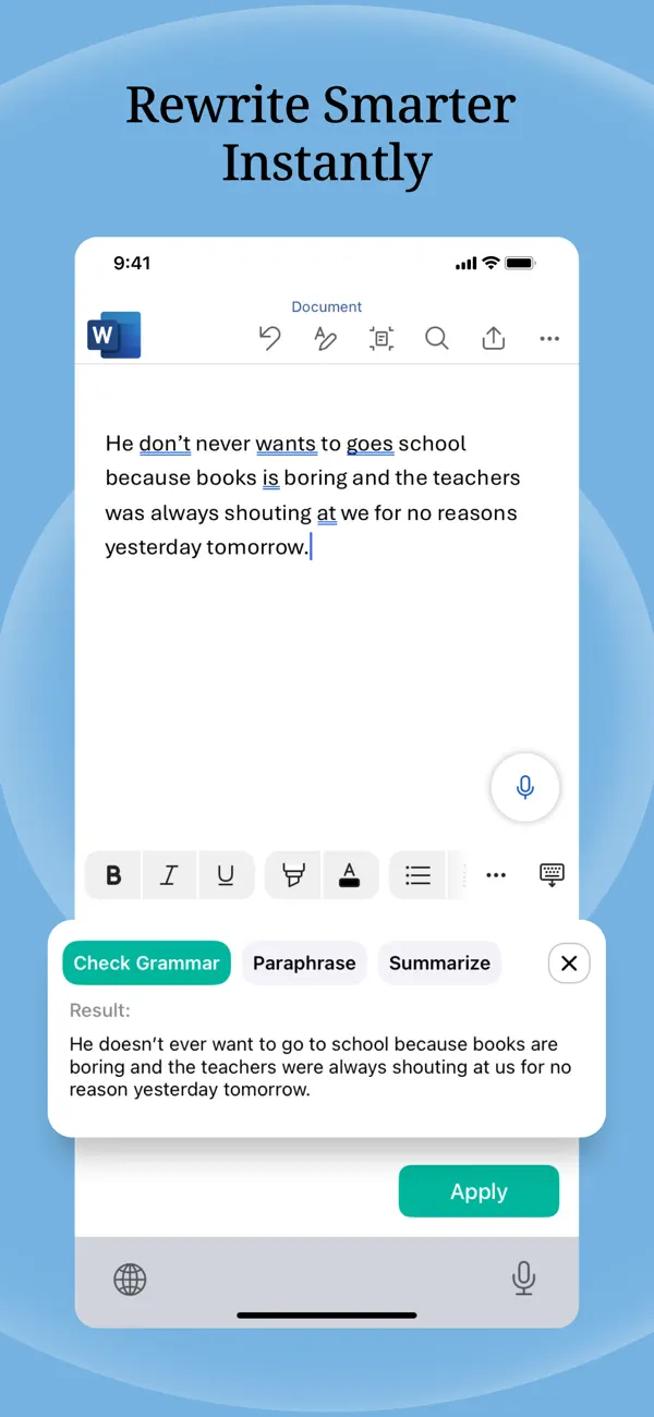#1. Grammar AI Checker & Corrector (iOS) By: INVENTO ONE PRIVATE LIMITED
