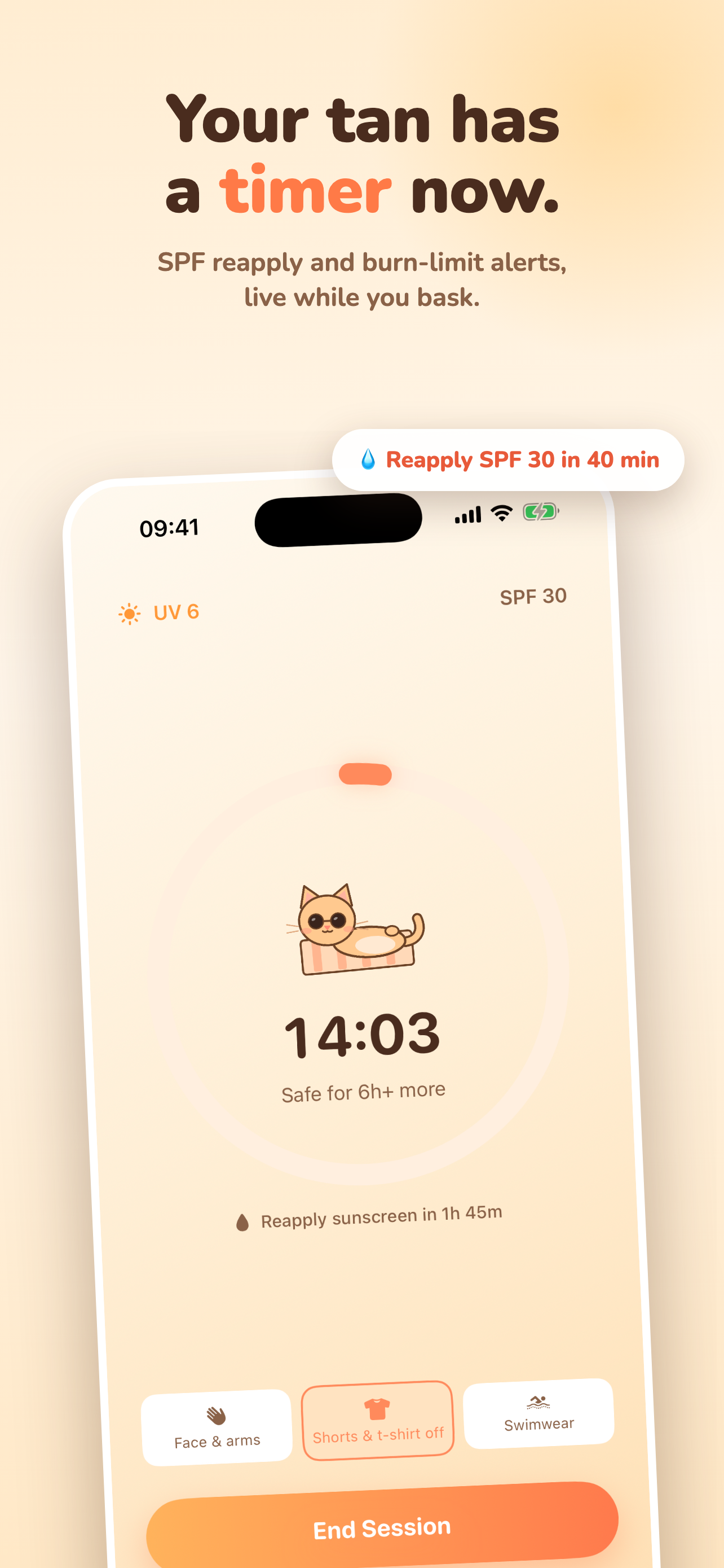 Tan Timer: UV Index & Tan screenshot 3
