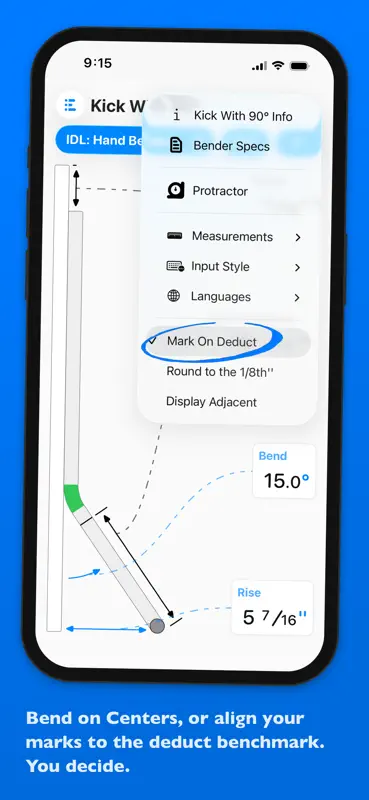 QuickBend: Conduit Bending screenshot 7 of 10
