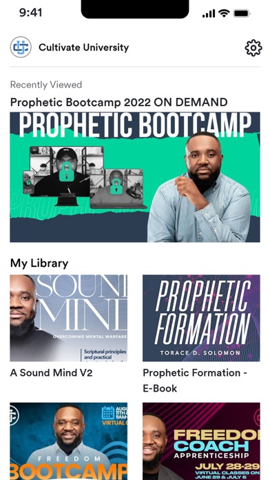 Cultivate University Screenshot