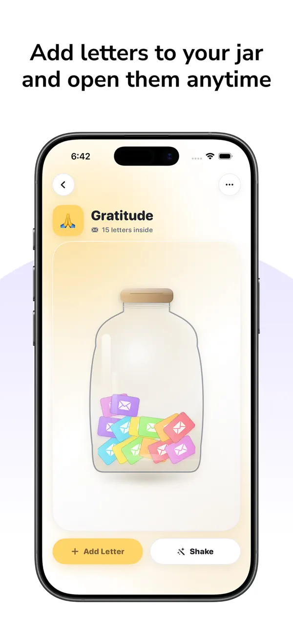 Screenshot #2 pour Jar of Joy: Gratitude Journal