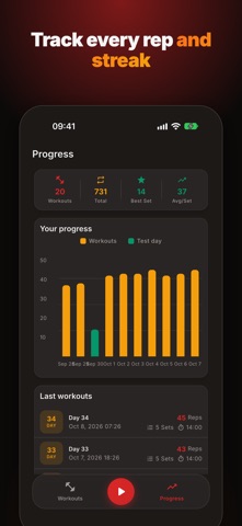 Pull Ups Hero: Workout Plan Screenshot 5 of 7