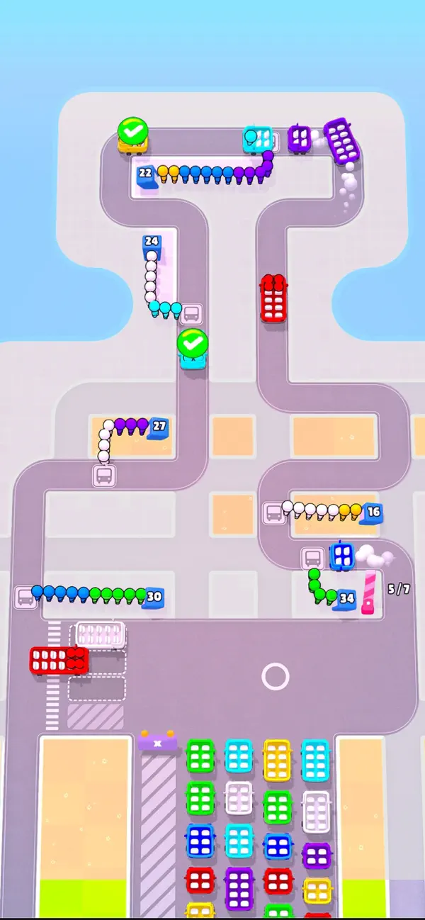 #3. Bus Stop Jam! (iOS) Ved: Idle Duck, d.o.o.