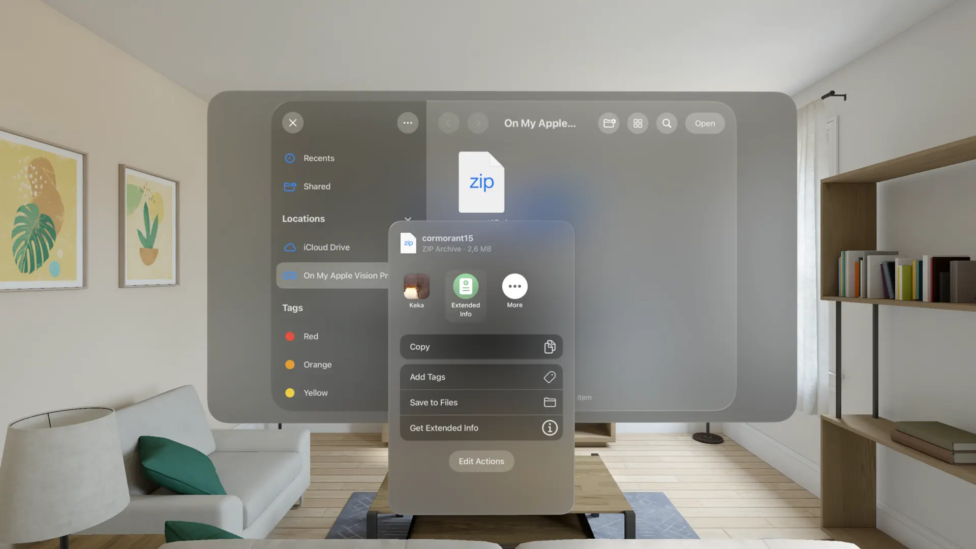 Extended File Info screenshot