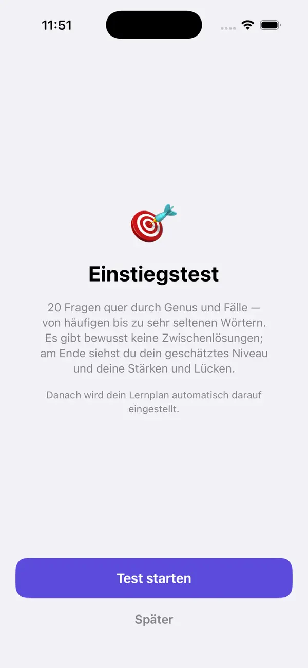 Screenshot #1 pour Artikel, Kasus & Satzbau