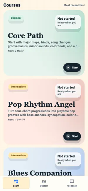 Playy Piano MIDI Practice screenshot 1