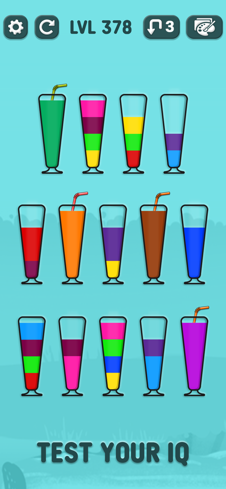 SortPuz 3d - Soda water Sort screenshot 4