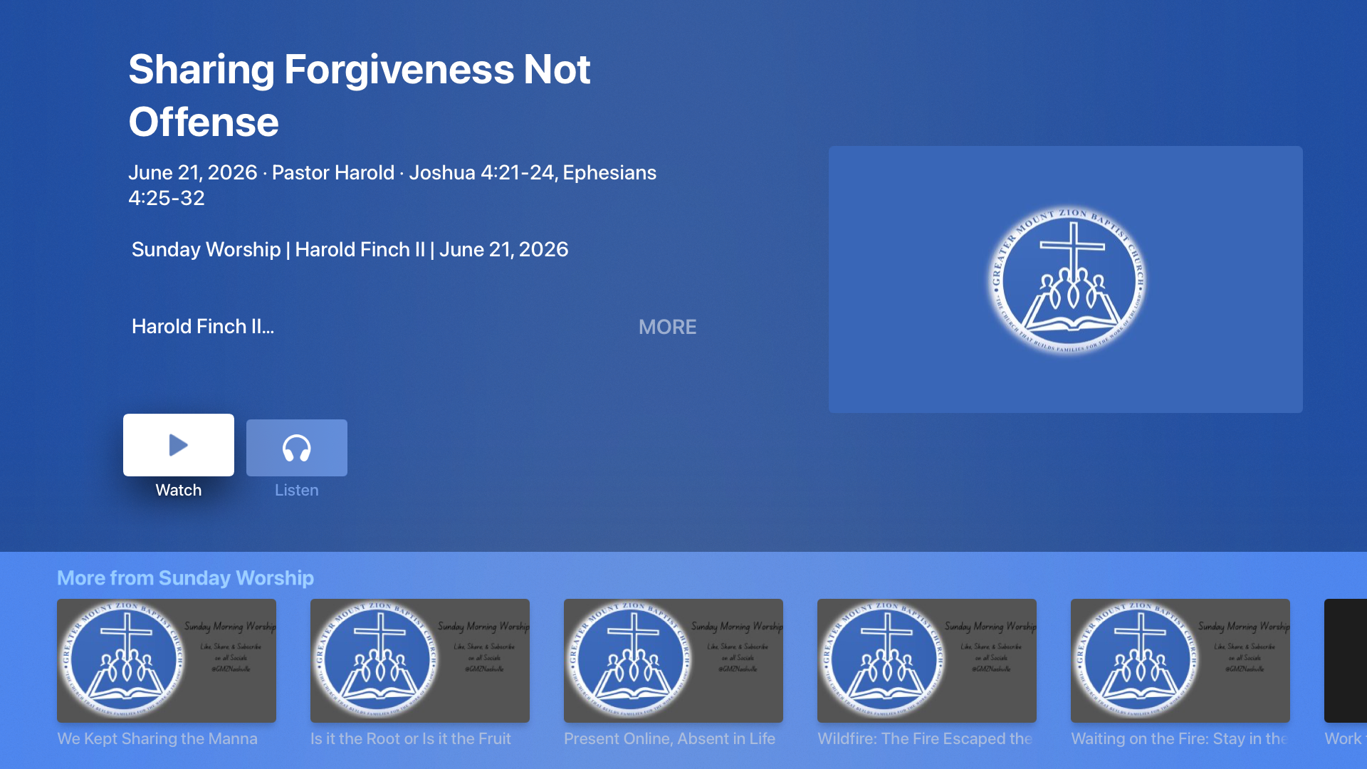 Greater Mt. Zion Church screenshot 15