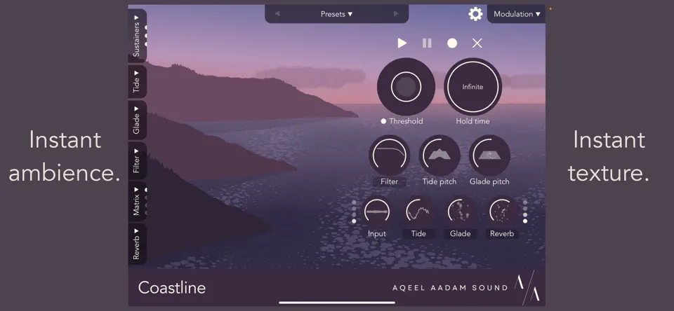 Screenshot von Coastline - Audio Effect auf dem iPhone 1