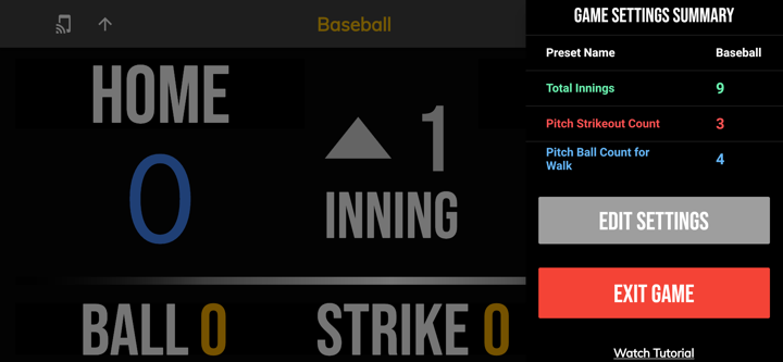 BT Baseball Scoreboard screenshot 9