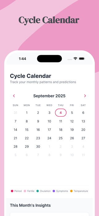 CycleBloom – Period Tracker Screenshot 4 of 9