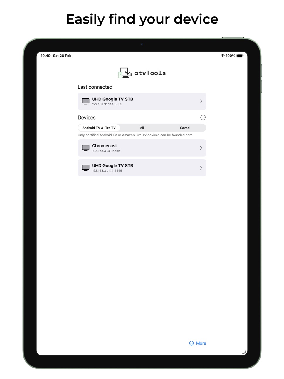 iPad screenshot