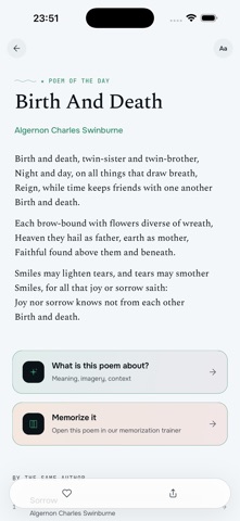 Poems by mood Screenshot 3 of 8