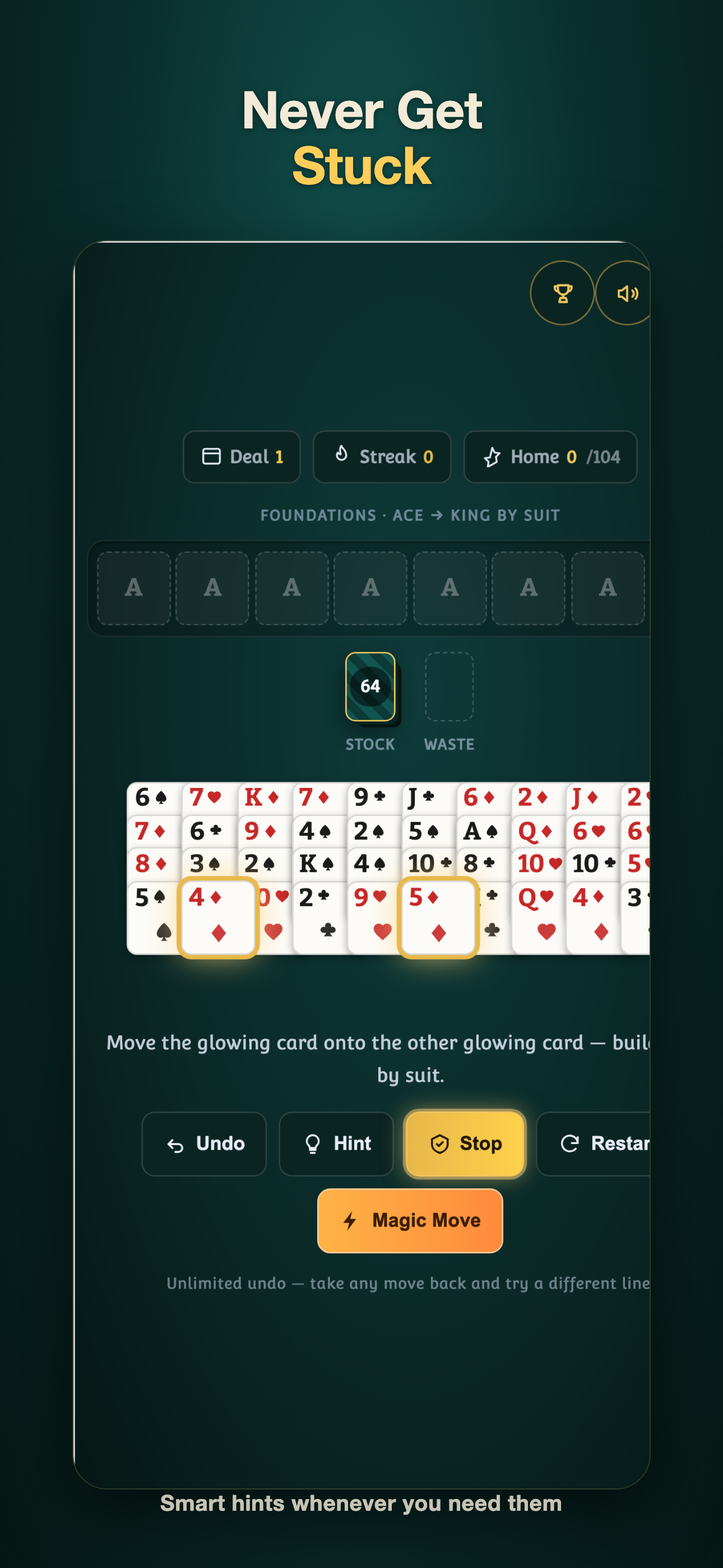 Forty Thieves Solitaire: Coach screenshot 3