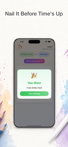 Draw Challenge: AI Sketch Game iPhone screenshot
