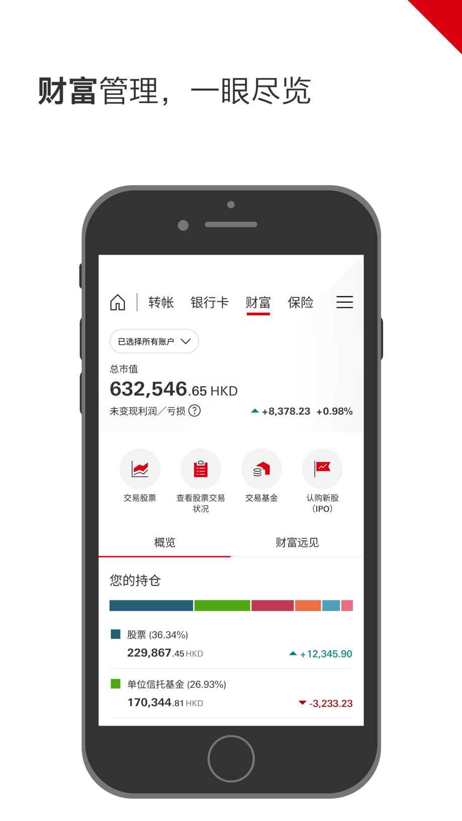 HSBC HK Mobile Banking 截图