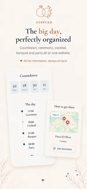 EverTied: Wedding Website screenshot 2