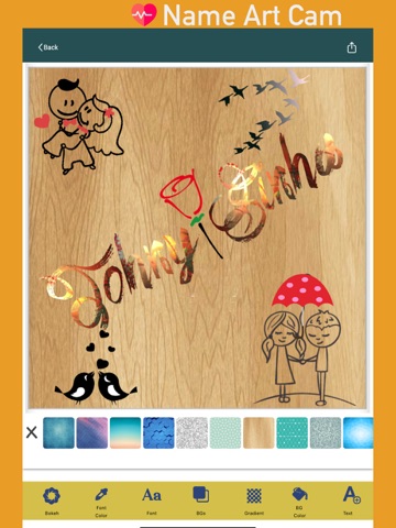 Name Art Cam: Signature Studio iPad screenshot