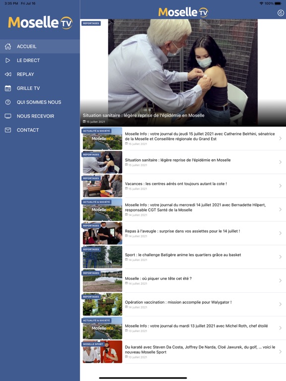 Screenshot #4 pour MoselleTV